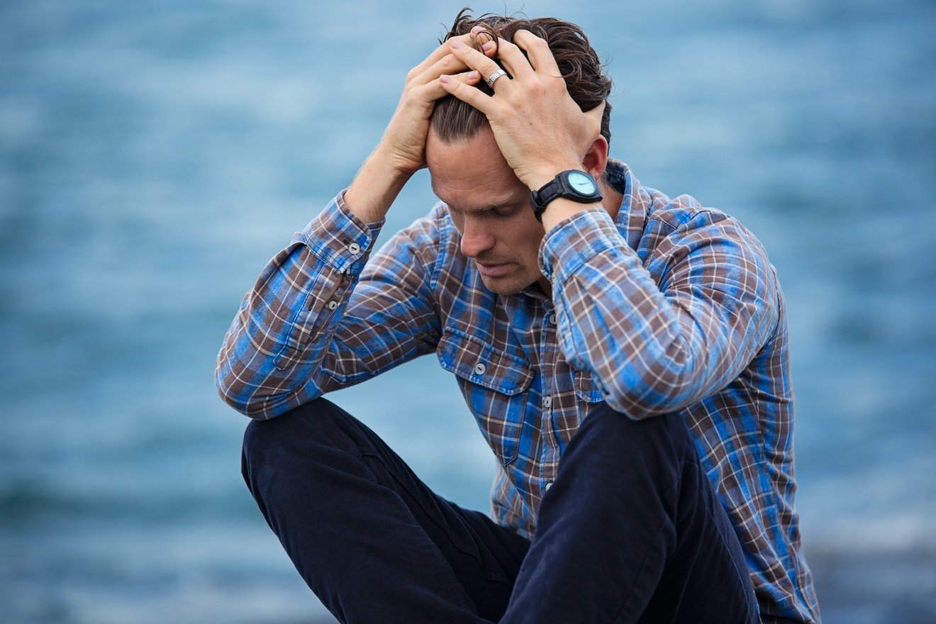 Man thinking of ways to stop relationship anxiety